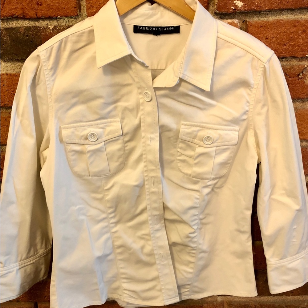 Fabrizio Gianni White jacket like new